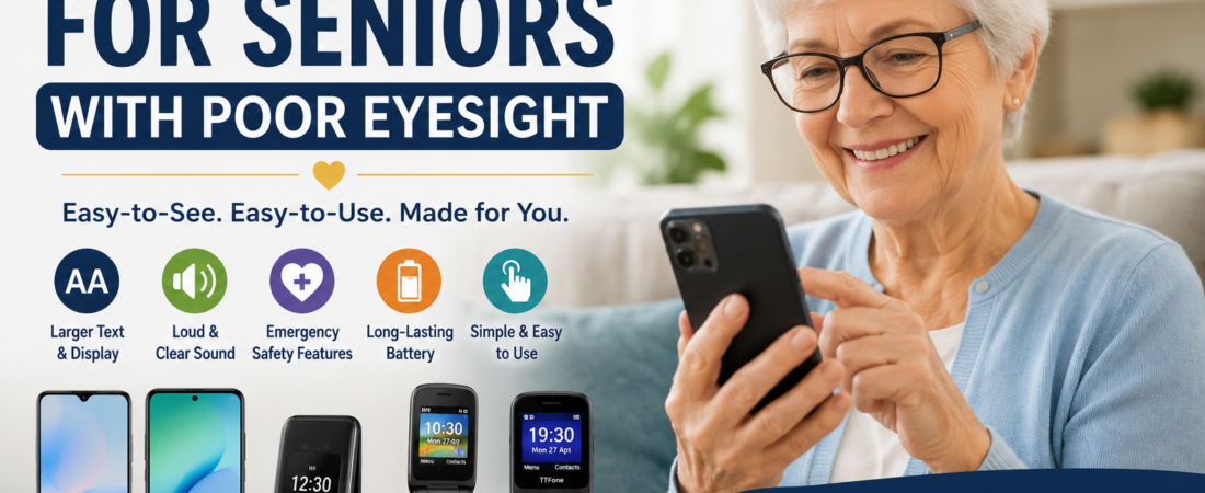 Best Phones for Seniors With Poor Eyesight in 2026: Easy-to-Use Smartphones for Elderly Users That Actually Make Life Easier
